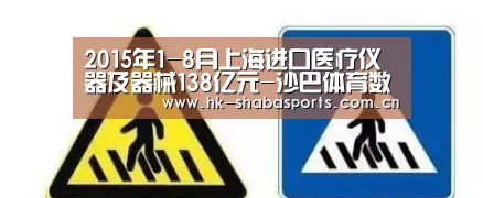 2015年1-8月上海进口医疗仪器及器械138亿元-沙巴体育数据(图1) 沙巴体育平台